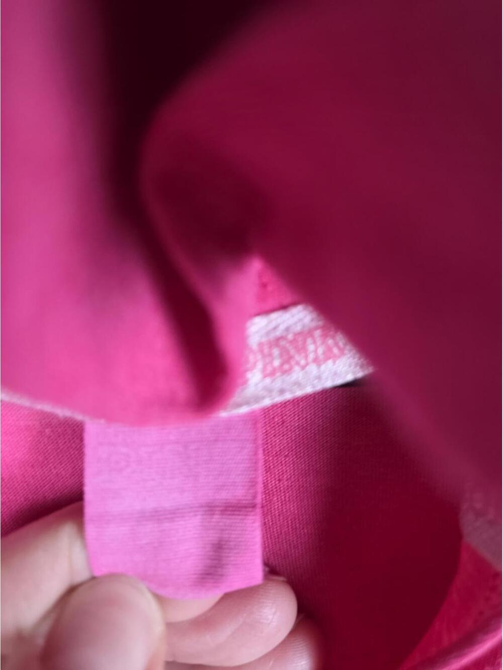 Victorias Secret PINK I ONLY SLEEP IN Reversible Hoodie Tee Dog Logo RARE MED - Picture 3 of 6